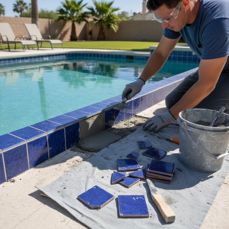 Pool Tile Repair