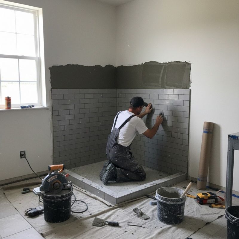 Tile Shower Pan Installation in Littleton, CO