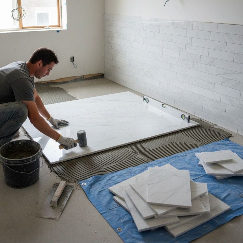Terrazzo Tile Installation in Olathe, KS